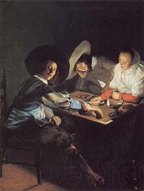 Judith leyster A Game of Tric Trac